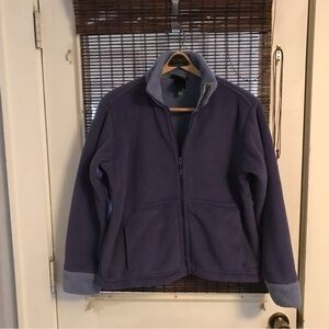 Patagonia Jacket Women Large Plum Purple Synchilla Fleece Sherpa Lined Coat